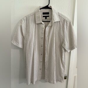 Banana Republic Men's Striped Shirt - Slim Fit